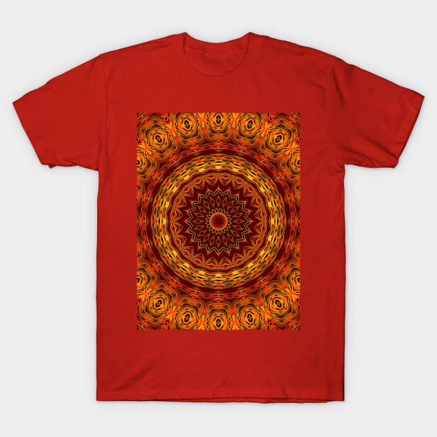 Chain Reaction Kaleidoscope T-Shirt by SartorisArt1